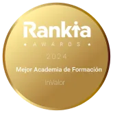 Insignia Mejor Academia de Formación, Rankia Awards 2024